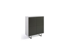 Aparadores MOMMA HOME (Blanco - MDF - 110x45x125cm)
