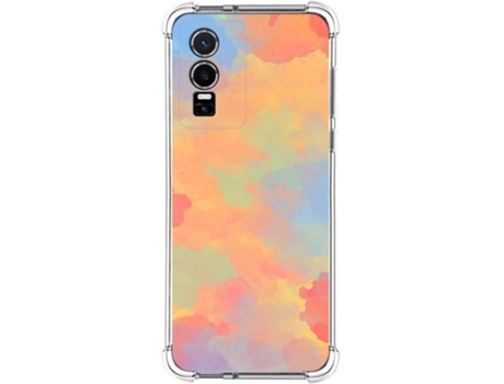 Carcasa para Vivo Y76 5G TUMUNDOSMARTPHONE Dibujos Antigolpes Acuarela 08 Multicolor