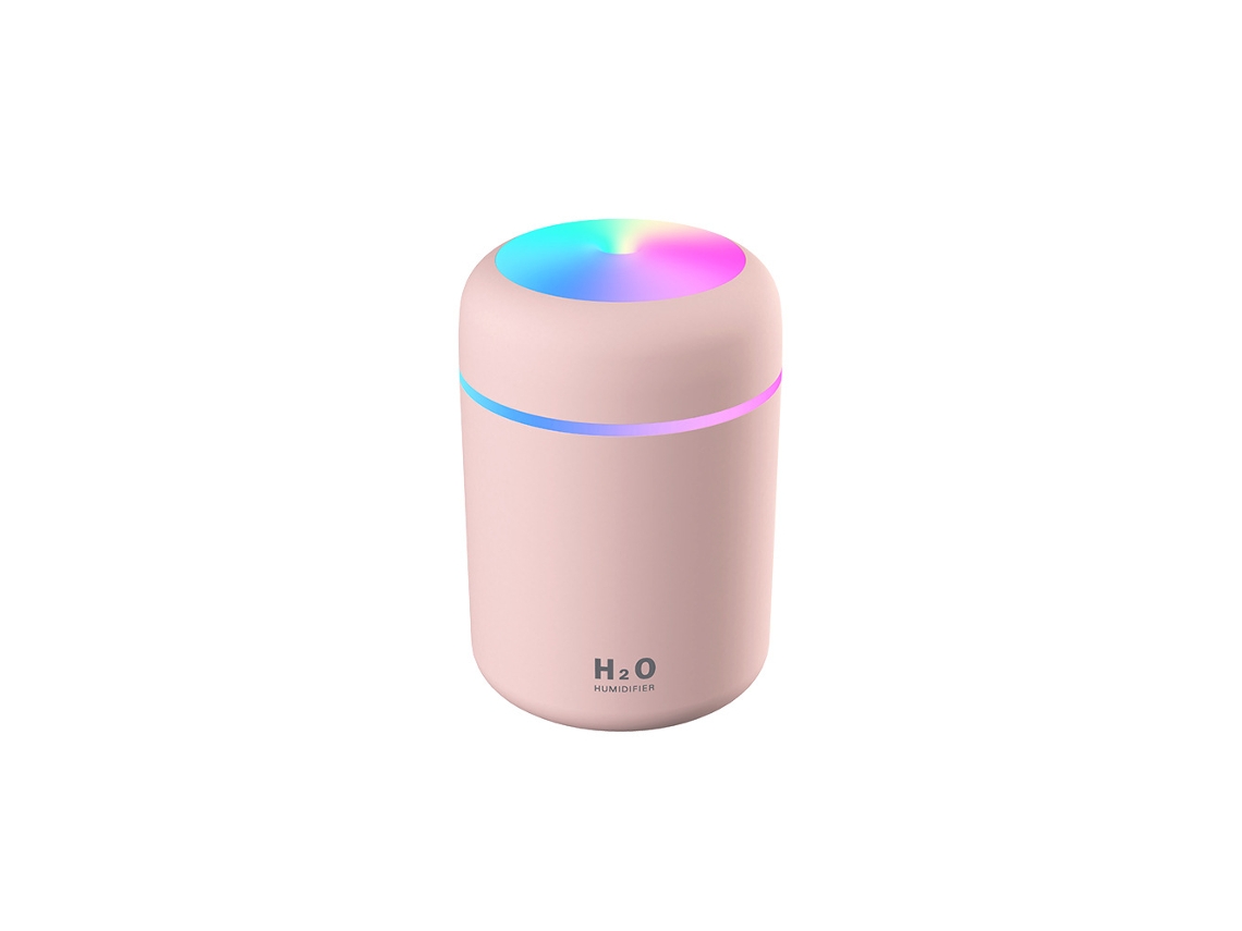 Difusor de Ar Usb Humidificador com 7 Cores de Luz para Quarto Carro Escritório GERTIZ