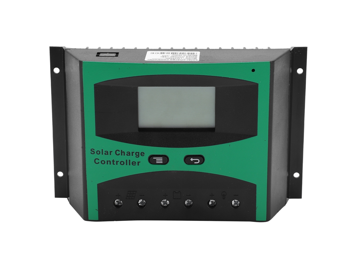 Controlador de carga solar de 50 A y 48 V con pantalla LCD, regulador automático para uso doméstico.