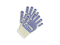 Guantes protectores resistentes al calor hasta 287 °C con agarre antideslizante para asar a la parrilla, cocinar y para el hogar. ¡Solo uno!