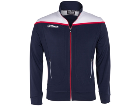 Chándale Unisex para Fitness REECE AUSTRALIA Chándal Cremallera Varsity Stretch Azul (S)