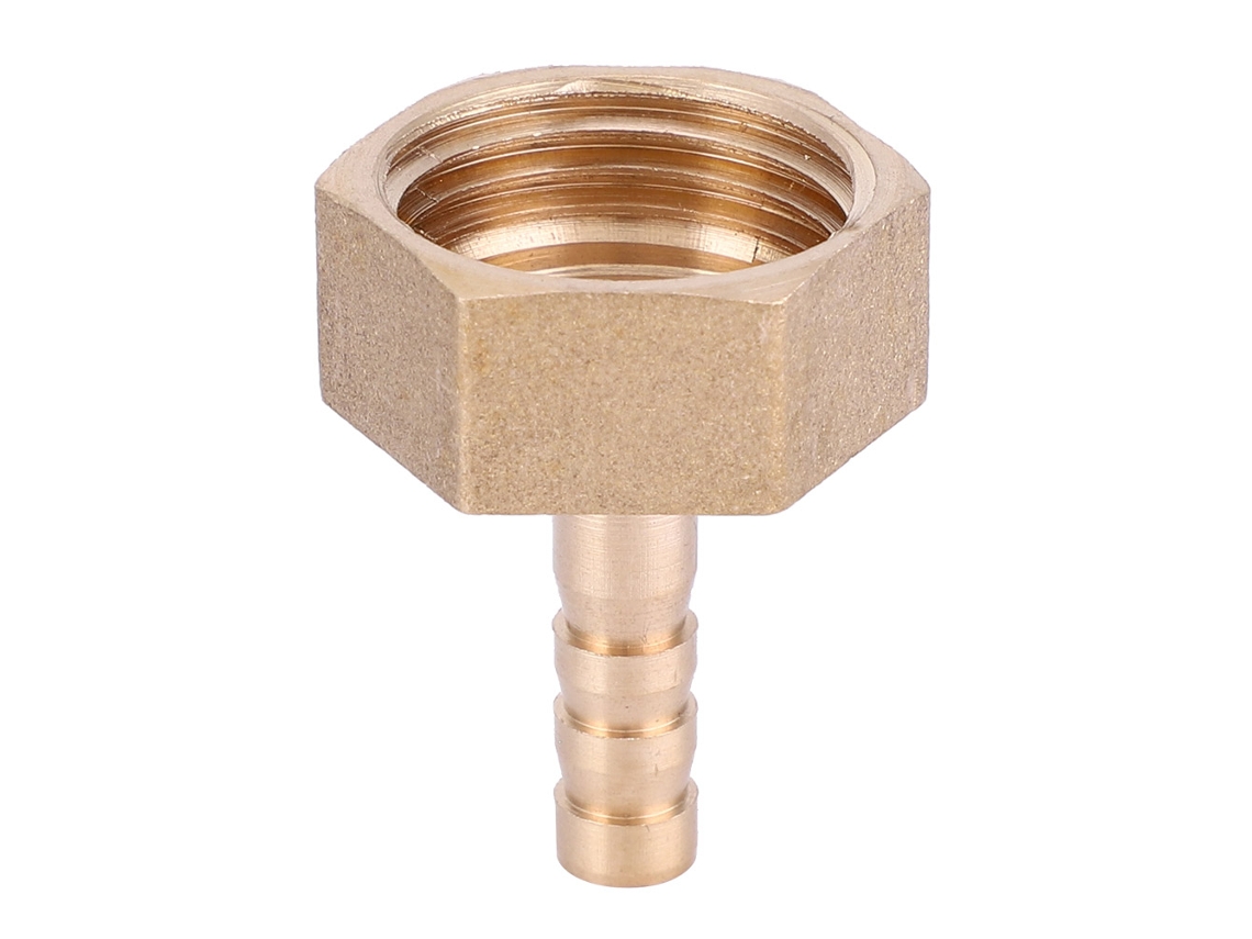 2026velora-5pcs Conector De Manguera De Latón Con Rosca Femenina Bsp Barbón 6-04 (1/2)