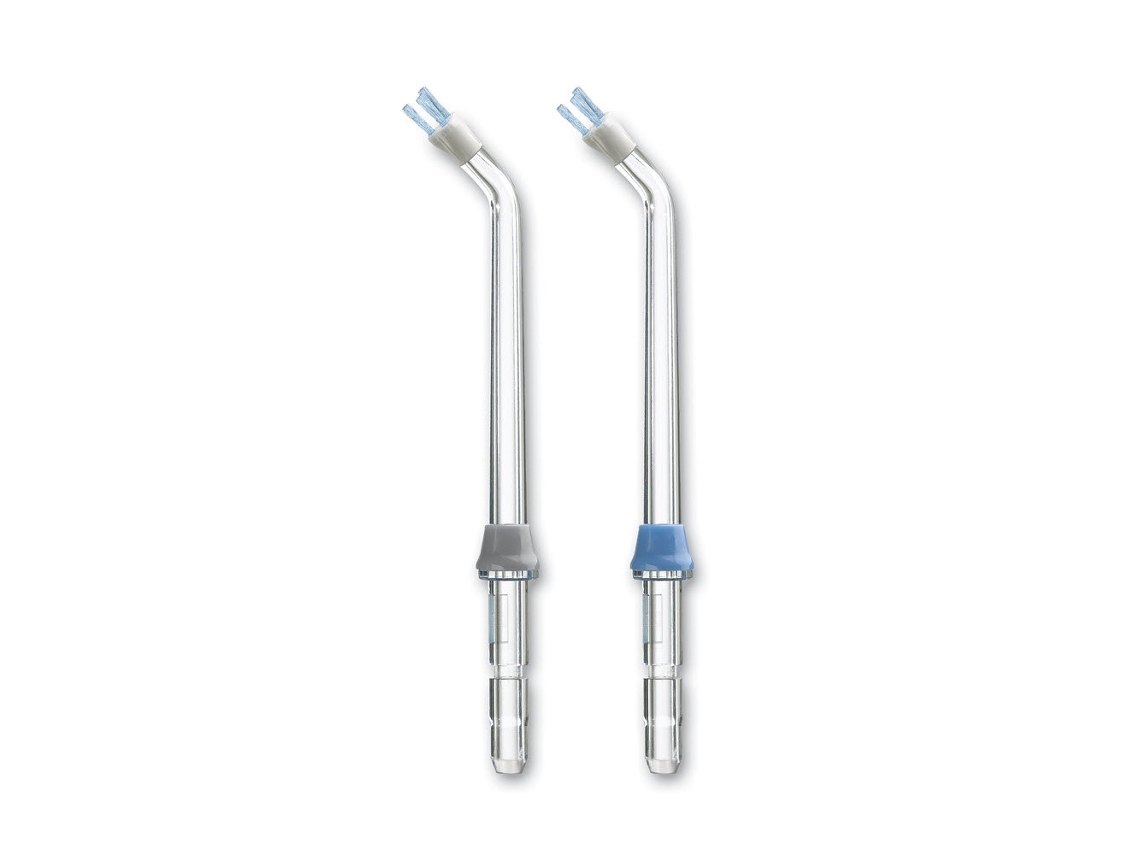 Puntas de irrigador bucal de diseño avanzado, clínicamente probadas, auténtico eliminador de placa para implantes y coronas (paquete de 2)