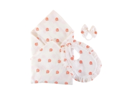 Set de regalo para recién nacido con manta, pañuelo, baberos y lazo, funda para bebé con baberos y set de regalo para baby shower.