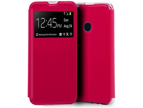Funda para Samsung Galaxy M21 COOL Flip Cover Rosa