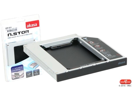 Adaptador 2.5'' HDD/SSD - ODD para SATA 9/12.5 mm. Adaptador ODD para discos SATA 9/12,5 mm de 2,5''