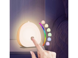 Luz nocturna para bebés, recargable por USB, con LED, control táctil y cambio de color RGB, ideal para la lactancia. Rosewell