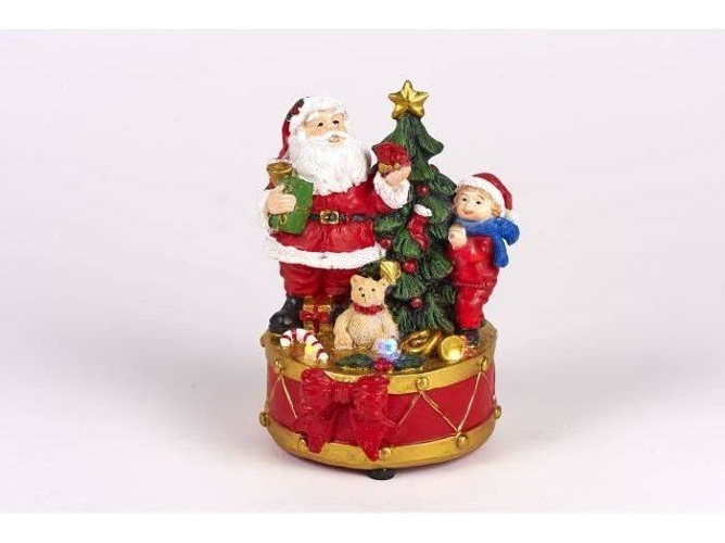 Adorno de Navidad Papá Noel con ninõs