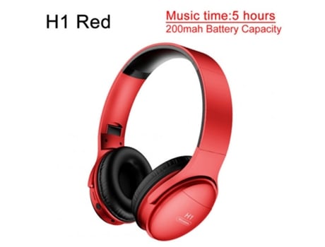 Auriculares Bluetooth H1 Pro Wireless Hifi Stereo Gaming Reducción de ruido con micrófono H1 Red