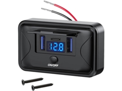 Adaptador Para 2 Coches, 3 Dispositivos, Enchufe Compacto Para Monitores, Ideal Para Coches, Camiones Y Suv.