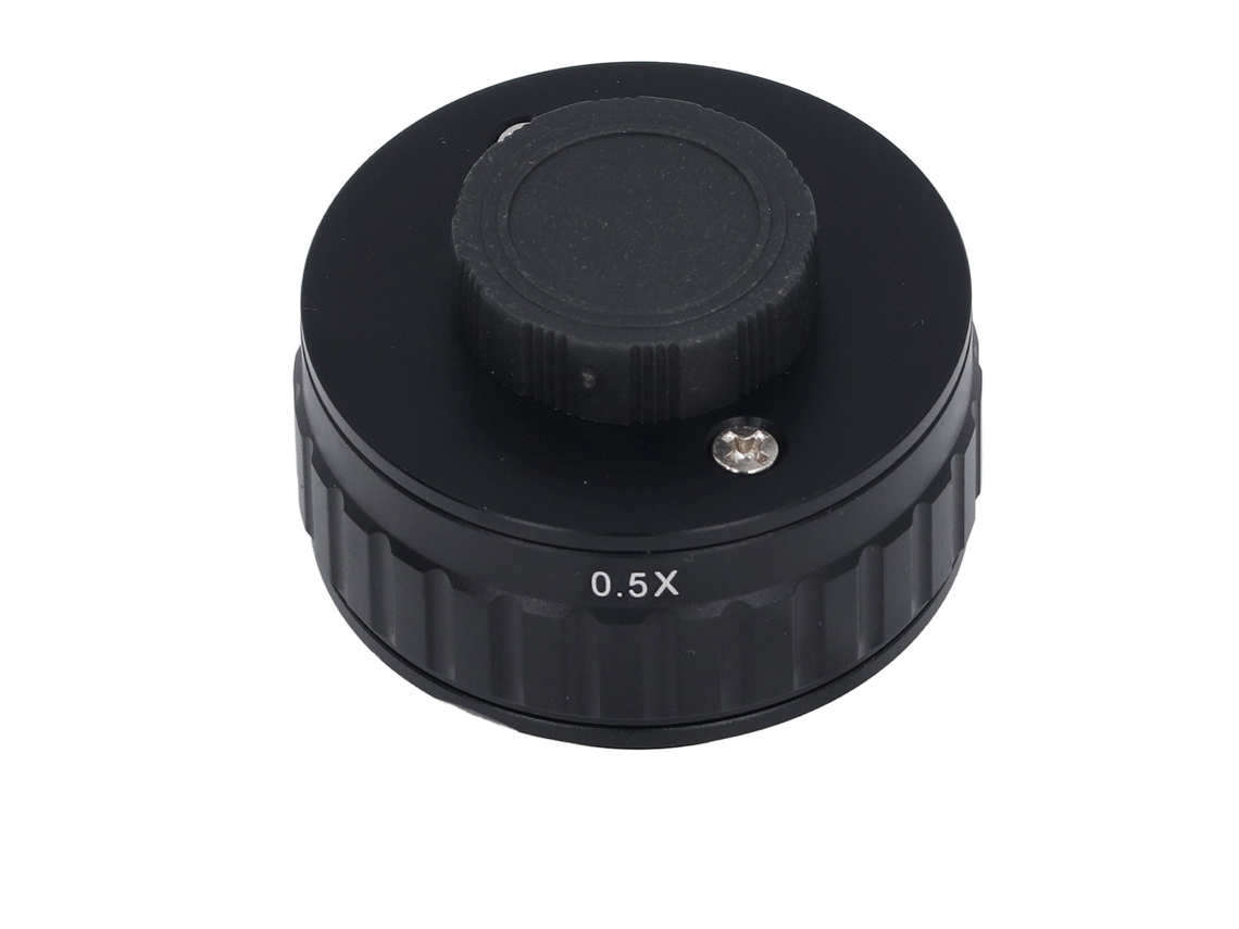 Adaptador de lente CTV para microscopio estereoscópico trinocular con montura C 0.5x