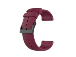 Correa de silicona de repuesto universal de 24 mm para reloj inteligente compatible con Suunto 9 Cdsx Ly Ebike