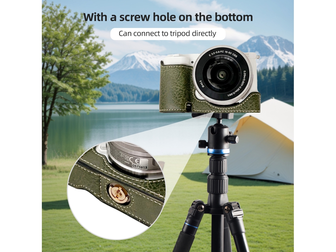 2026yncm-funda, Estuche Y Soporte Para Cámara Sony Zve10 - Bolsa Protectora Zve10