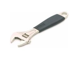 Llave Ajustable De Fontanería De Alta Resistencia Con Mango Suave Y Acabado Satinado