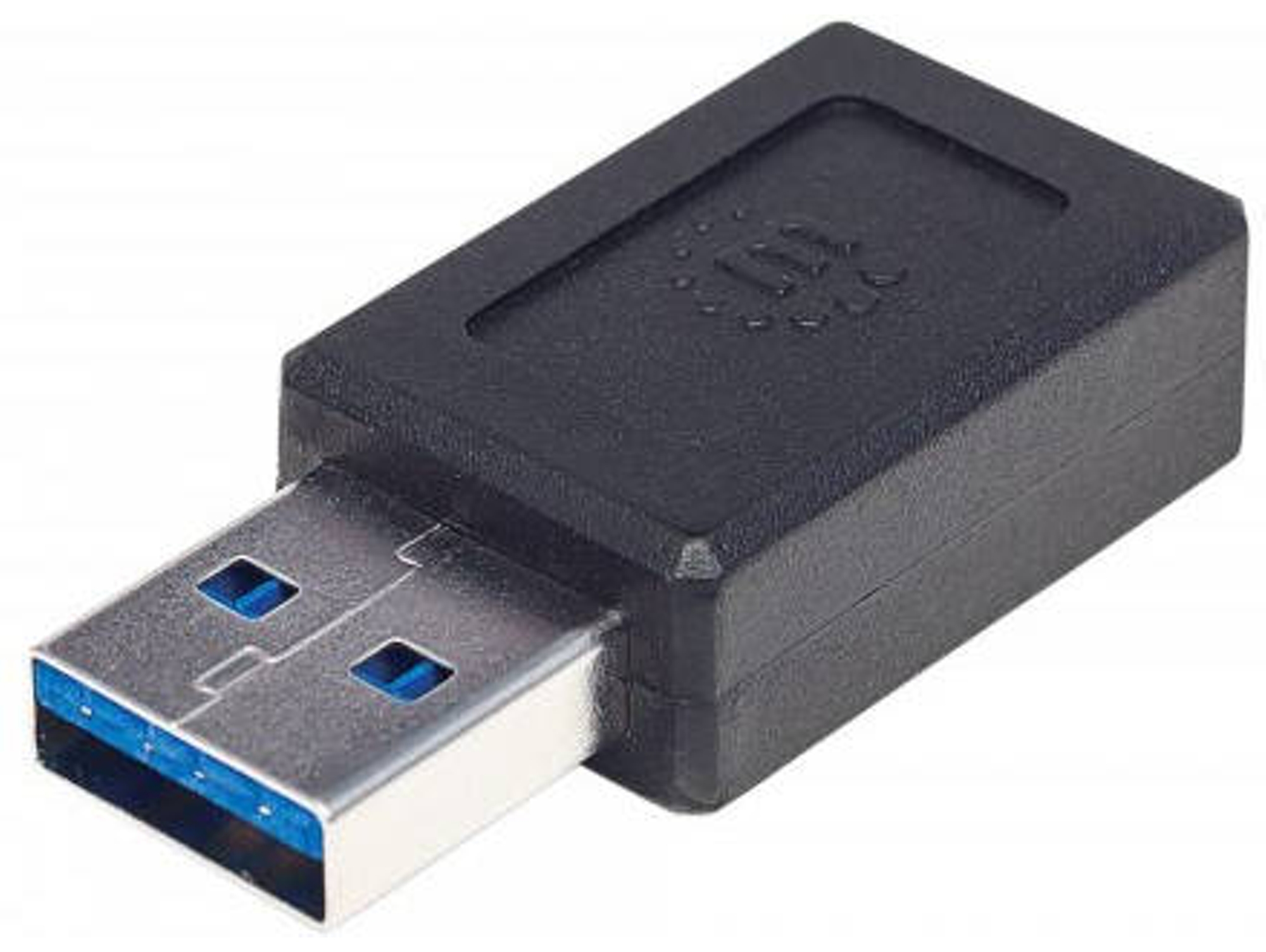 Cable de Datos MANHATTAN (USB A - USB-C - Negro)