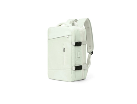 Mochila de viaje extra grande para computadora portátil, mochilas de negocios resistentes al agua con puerto de carga USB-2318 # Verde