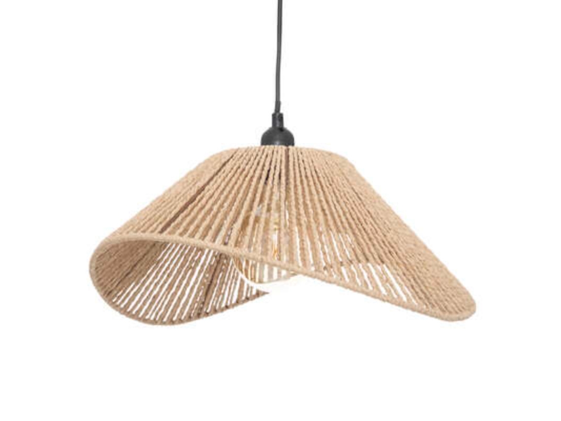 Lampara Colgante De Cuerda Gijón 45Cm-Lampara De Techo FACTORY CUADROS