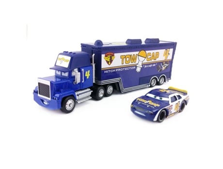 Disney pixar car toys lightning mcqueen number racer mack uncle truck 1:55 diecast metal car model toy boy birthday gift