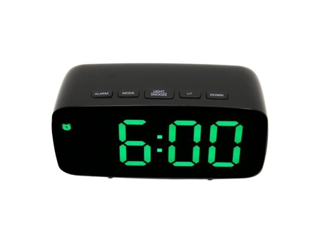 HURRISE Despertador de Espejo LED de Gran Pantalla con Modo de Carga Múltiple