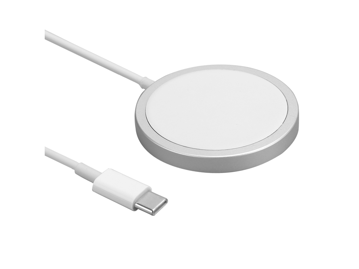 Cargador Inalámbrico 15w De Carga Rápida Con Posicionamiento Magnético Para Teléfonos Ios Y Android
