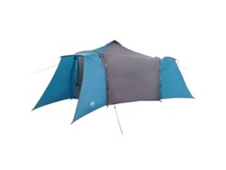 Carpa Tipi Con Techo Azul Y Gris 492 X 492 X 275 Cm Tela