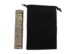 Tubo Metálico Estampado Resistente Al Agua Para Almacenamiento Sellado, Ideal Para Camping Y Viajes, Bronce