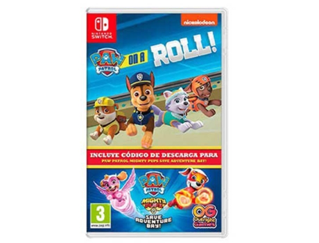Juegos de Bandai en Switch Patrulla Canina: ¡En racha! & Paw Patrol Mighty Pups: ¡Salva a Adventure Bay! 2 1