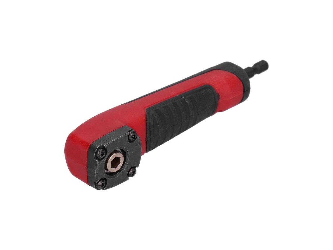 Adaptador De Ángulo Recto Shockwave Multifuncional Rojo Para Parafusadeira De Impacto 90 Grados