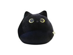 Peluche de gato negro, almohada decorativa, regalo de San Valentín o cumpleaños.