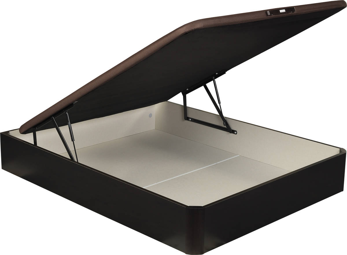 Pikolin Canapé Abatible 135x190 servicio de entrega premium incluido color wengué alta capacidad almacenaje airbox aglomerado compatible con cm