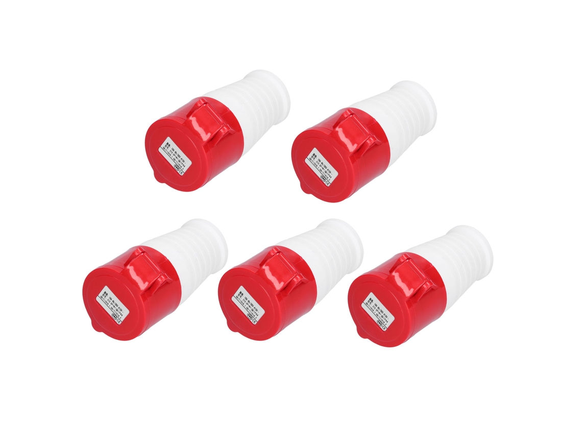 5 Piezas Conector Industrial De Potencia Impermeable Rápido 380v-415v Para Industria Y Agricultura