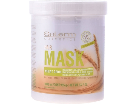 Mascarilla para el Pelo SALERM Wheat Germ Hair  (1000 ml)
