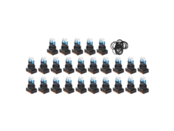 25 Interruptores Pulsadores Con Luz Indicadora Para Equipos Industriales Ac Dc 12v