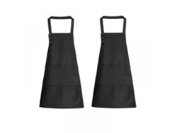 estufas de cocina impermeables con bolsillos, ajustables para cocina y barbacoa.