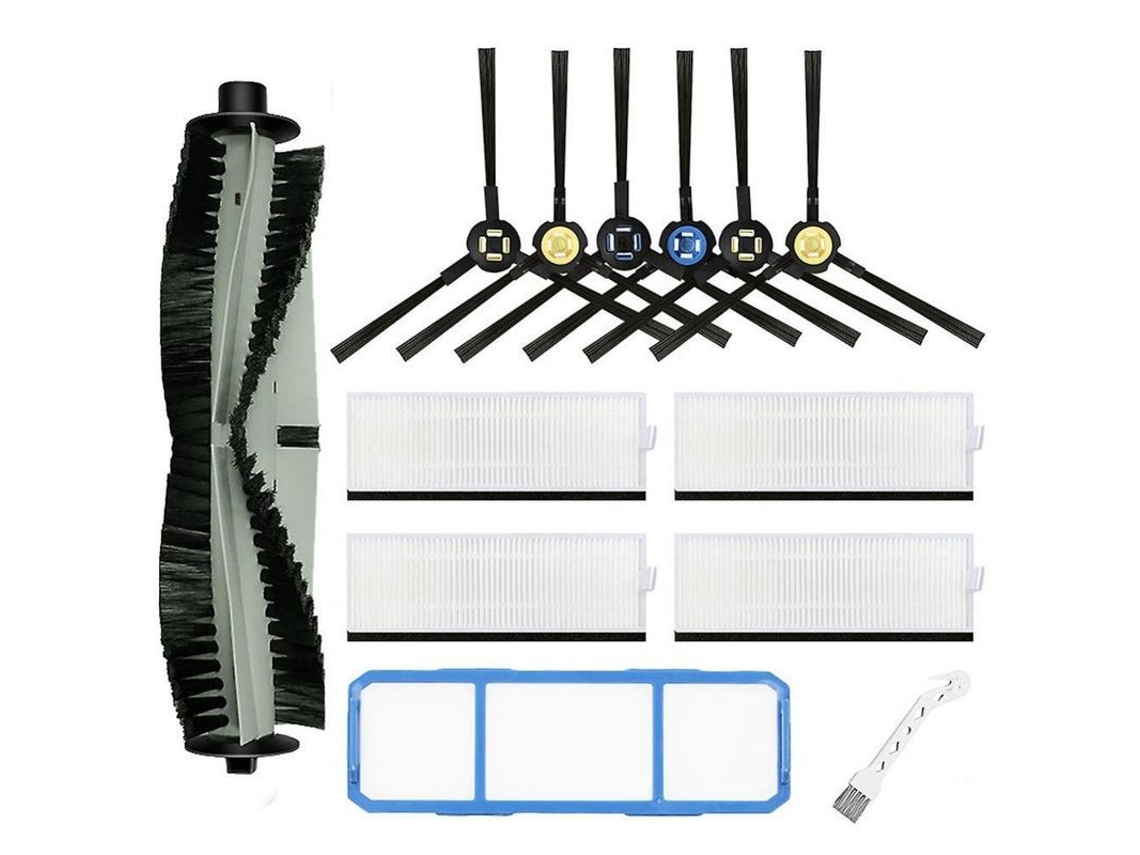 Kit de accesorios de repuesto 2026 para aspiradoras robot Silvercrest SSR1, A7, A9S, V8, X750, X785, X800 y V80, como se muestra en la imagen.