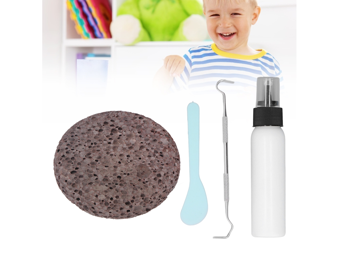 Kit para recoger rocas con cojines de látex para adultos y niños.