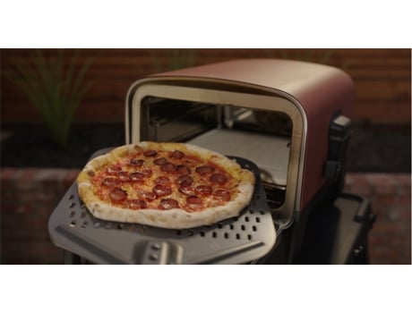 Barbacoa y Parrilla de Exterior NINJA Oo101Eu Eléctrica de Carbón Negro Rojo Plata 2400 W