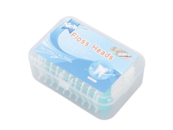 Cepillo interdental desechable con cabezal de silicona suave, verde menta, 200 unidades, portátil para el cuidado bucal.