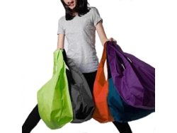 1 bolsa de compras grande, portátil y plegable, hecha de nailon resistente, GOKOCO