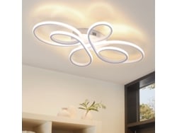 Lámpara de techo LED de diseño moderno Ø40 cm, luz blanca, 30 W, luz cálida Zmh (3000 K)