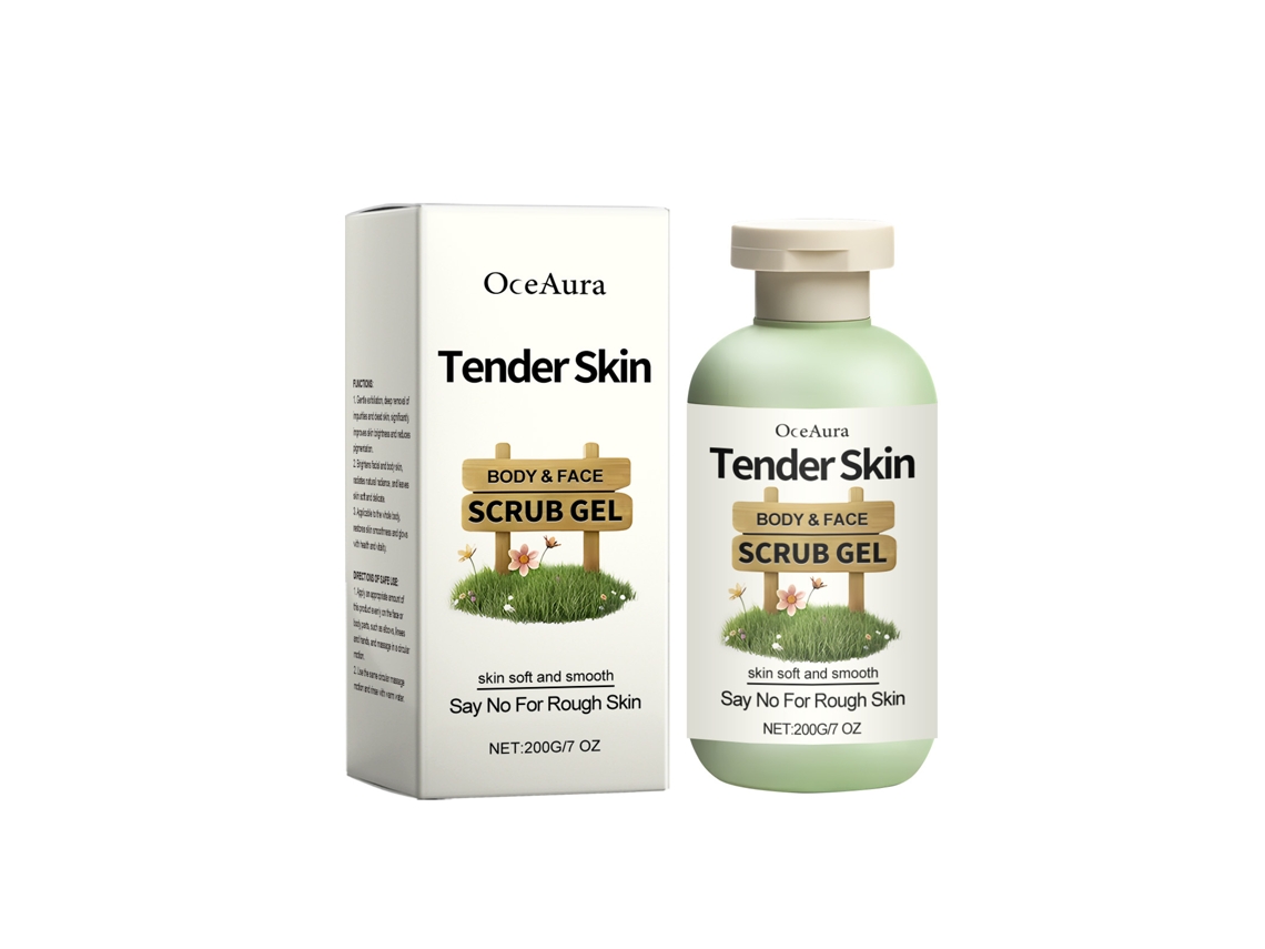 Gel exfoliante para el cuidado corporal