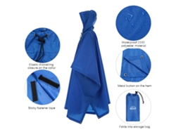 Parka Impermeable Multifuncional Y Ligera Con Capucha, Ideal Para Acampar, Hacer Senderismo, Ciclismo, Usar En Tiendas De Campaña Y Colchones.