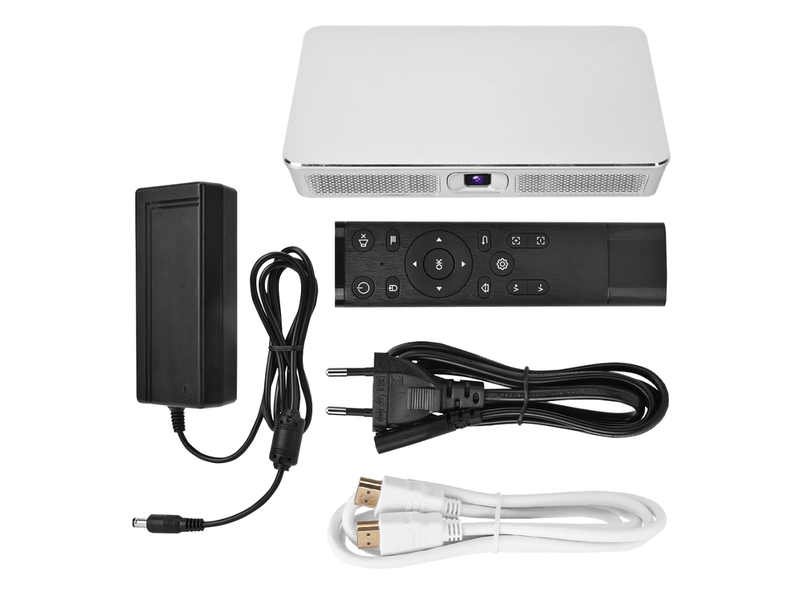 Proyector portátil sin pantalla con Wi-Fi e imagen 4k