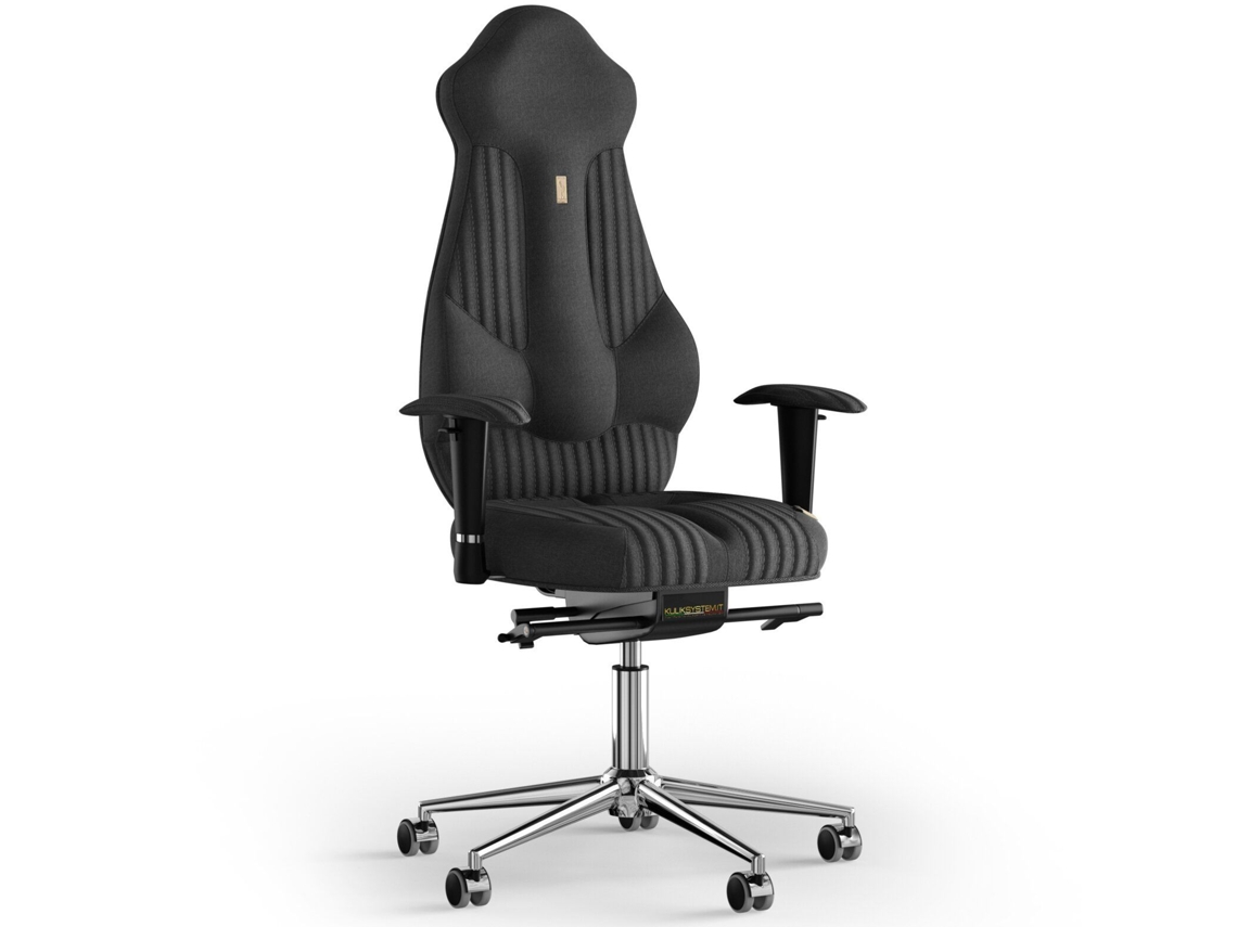 Silla de Oficina KULIK Tejido de Costura Imperial (Azur - Preto -130x50x50cm)