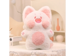 2026-muñeco De Peluche Gatito Dudu Lindo De Algodón Pp Suave Para Novia Niños Rosa Blanco 40cm/15.7in Aprox. 0.3kg/0.7lb