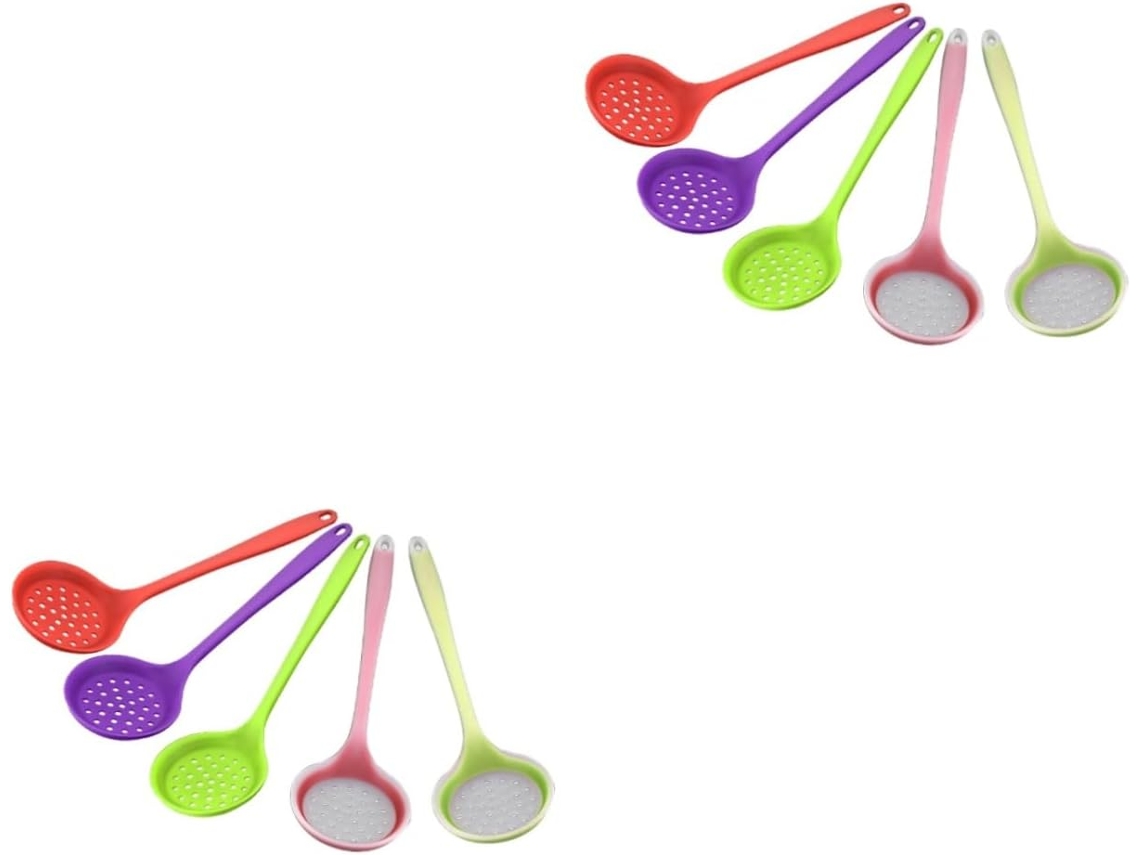 Escumadeira Para Fritura - Material: Silicone De Qualidade Alimentar, Seguro E Durável.brescavadeira De
