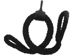 Cuerda Negra Para Tríceps De 70 Cm, Accesorio De Entrenamiento Con Pesas Y Mango Antideslizante.