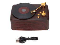 Altavoz Bluetooth Mini Tocadiscos Retro Inalámbrico Carga Usb Audio Portátil