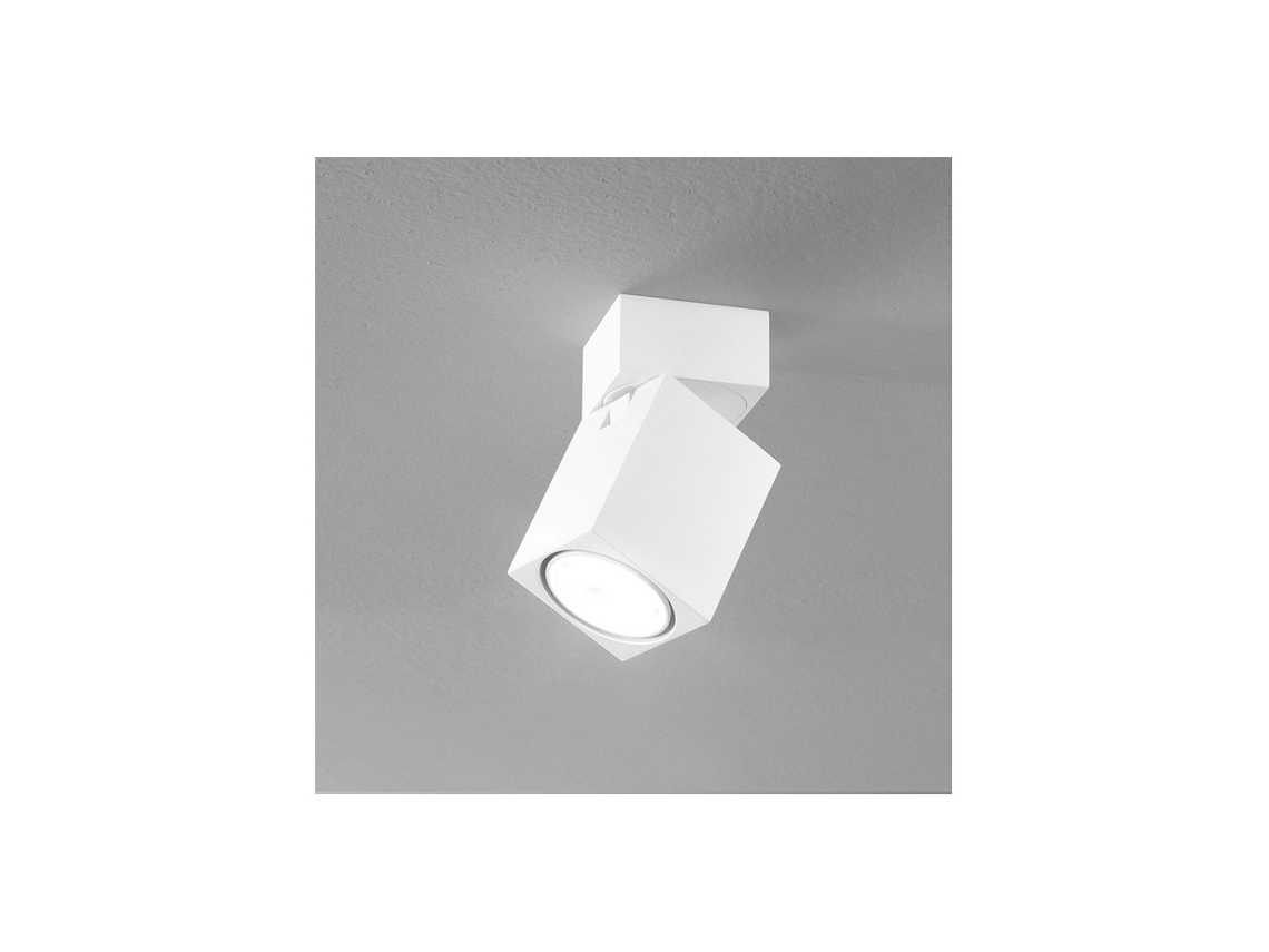 Aplique led cuadrado orientable CONNECT blanco 1xGu10 PERENZ